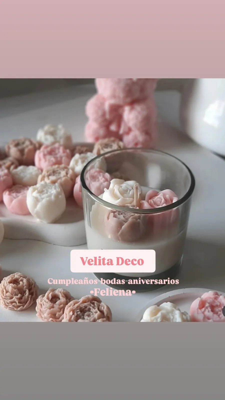 Vela Deco aromática "vidrio y rosas"